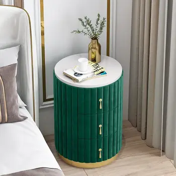 Modern Komidin İskandinav tarzı yatak odası başucu depolama raf ışık lüks başucu masa yatak odası mobilyası yan sehpa sehpa
