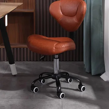 Uzanmış berber sandalyeleri Kuaförlük Profesyonel Ayarlanabilir Berber Sandalyeleri Oturma Odası Taburete Con Ruedas Mobilya WJ35XP