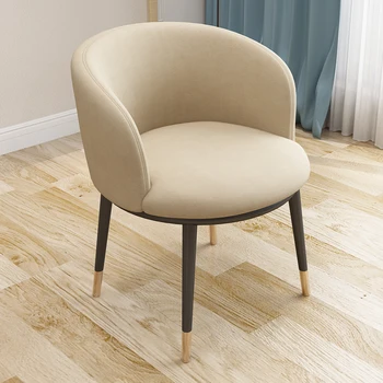 Pu Deri Yatak Odası yemek sandalyeleri İskandinav Dresser Benzersiz yemek sandalyeleri Tasarım Lüks Sillas De Comedor Ev Mobilyaları WK50CY