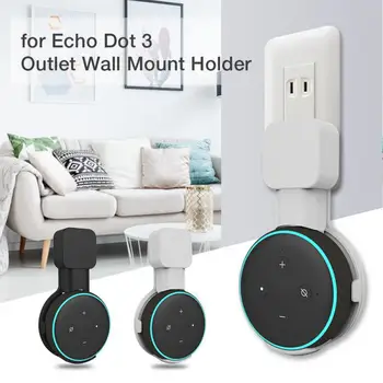 Hoparlör Duvar Montaj Tutucu Standı Askı Alexa Echo Dot İçin 3rd Nesil Mutfak Banyo Yatak Odası İçin Vidasız Kablo Yönetimi