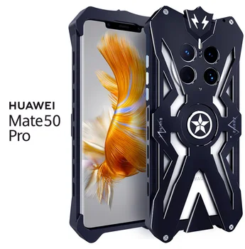 Sıcak Satış Zimon Lüks Yeni Thor Ağır Zırh Metal Alüminyum Telefon Kılıfları Huawei Mate 50 Için Mate50 Pro Kapak kılıf