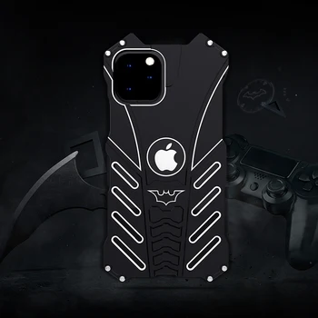 Dropshipping Anti-damla alüminyum Metal Case arka iPhone 14 13 12 11 Pro Max Mini XS Max Artı darbeye dayanıklı ışık kapağı