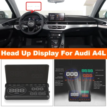 Otomatik Head Up Ekran HUD Audi A4 A5 Q5 A6 2010-2020 Araba Elektronik Aksesuarları Cam Projektör Alarm Sistemi Filmi