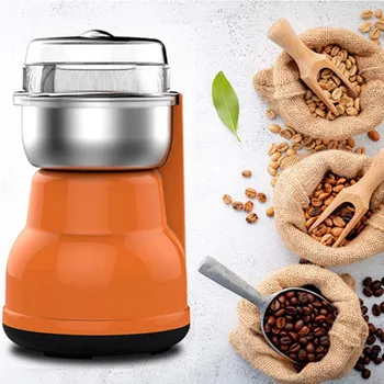 Elektrikli Kahve Değirmeni Fındık Fasulye Baharat Blender Tahıl Değirmeni Makinesi Mutfak Çok Fonksiyonlu Kahve Kıyıcı Bıçakları Ev