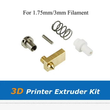 Tam Set UM 1.75 mm / 3mm Ekstruder Hotend Kiti İle 3D Baskı Memesi 0.4 mm Ultimak UM2 3D Yazıcı Parçaları