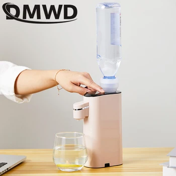 DMWD Mini su sebili elektrikli anında su ısıtıcı şişelenmiş ısı su pompası Dispensador taşınabilir 3 s hızlı ısıtma seyahat ev