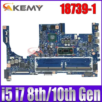 HP envy 17-CE için laptop anakart anakart ile I5 I7 8th Gen 10th Gen CPU 17-CE 18739-1 anakart anakart