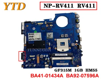 Orijinal SAMSUNG NP-RV411 RV411 Laptop anakart GF315M 1GB HM55 BA41-01434A BA92-07596A İyi Ücretsiz Gönderim Test