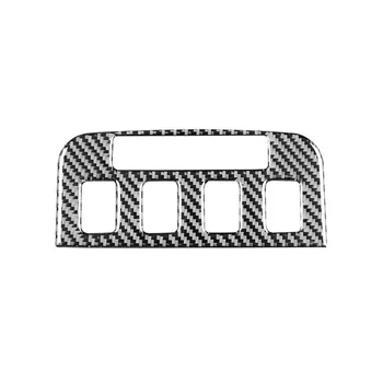 Lexus GS 2006-2011 için İç Aksesuarları Karbon Fiber Araba Koltuğu Ayarı Anahtar Paneli Kapak Trim Sticker