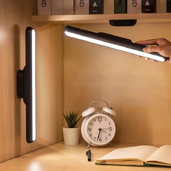 LED Gece Lambası Kademesiz Karartma dolap lambası Asılı Manyetik led masa lambası Ev İçin Şarj Edilebilir Göz koruması Led masa lambaları