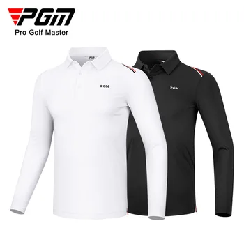 PGM erkek Golf uzun Kollu tişört Kış POLO GÖMLEK Golf Kıyafeti Erkekler için Giyim YF489