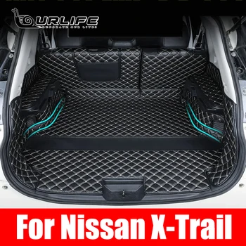 Arka Gövde Mat Araba Gövde Deri Paspaslar Parçaları Arka Boot Liner Styling Anti Yeni Desen Kirli Koruyucu Tepsi Nissan X-Trail İçin