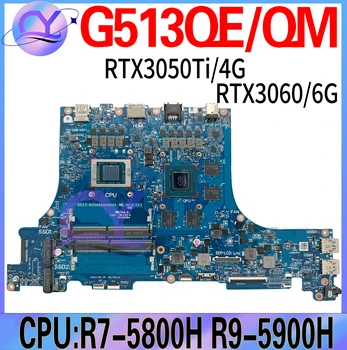 G513QE Anakart For ASUS G513 G513Q G513QM G513IC G513IH PX513I PX513IC PX513QE G513I Laptop Anakart R7 R9 100 % Çalışma