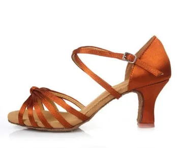 Kadın Latin Dans Ayakkabıları Balo Salonu Ayakkabı Bayanlar Tango Caz Dans Ayakkabıları Sneaker Profesyonel dans ayakkabıları Bayanlar Kızlar için 5 / 7cm