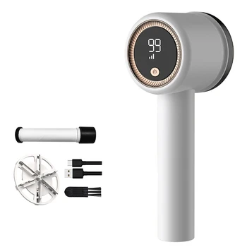 1 Takım Saç top düzeltici USB Şarj Edilebilir Elektrikli pamuk tiftiği temizleyici Biriktirme Makinesi İçin Kumaş Tıraş Makinesi Pelet Topu Beyaz