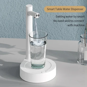 Akıllı Masaüstü Su Şişeleri Dağıtıcı USB Otomatik İçme Suyu Şişeleri Pompası 5 Galon ve Evrensel Şişeler