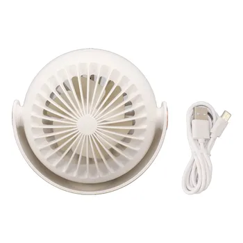 Küçük masa fanı Tip C 180 ° Serbest Ayar 3 Dişli Masa Üstü Fan Duvara Monte Sessiz Ses Güçlü Rüzgar Enerjisi Ofis için