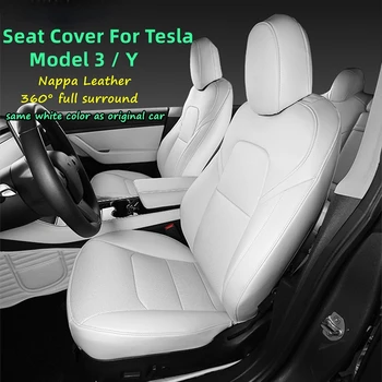 Klozet kapağı Tesla Modeli 3 Y Özelleştirme Nappa Deri Yarım Tam Surround Toptan Fiyat Araba Modifiye İç Aksesuarları