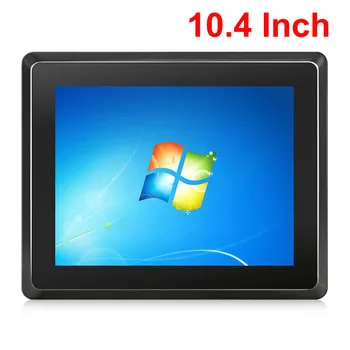 Endüstriyel Gömülü Bilgisayar Mini Konsol PC Windows 7 8 10 Otobüs Araç Tablet Intel 10.4 