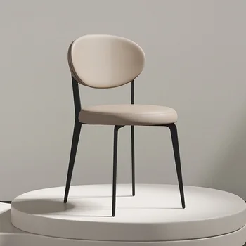 MOMO İtalyan yemek sandalyesi Ev Modern Basit tasarım sandalye Geri yemek masası Sandalye İskandinav Küçük Aile Restoran Tabure