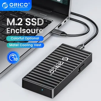 ORICO M. 2 NVMe SSD Muhafaza Konteyner Tasarımı 10Gbps M2 SATA SSD Durumda USB3.1 Gen2 Tip-C Çıkış Dizüstü Bilgisayar Aksesuarları