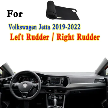 Volkswagen Jetta GLI için B3 MK7 2019-22 Araba-Styling Dashmat Dashboard Kapak Gösterge Paneli Yalıtım Koruyucu Ped Süsler
