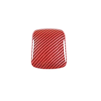 ABS Kırmızı Karbon Fiber Desen Araba Merkezi Kontrol Kol Dayama golf sopası kılıfı Dekorasyon 1 Parça Set İçin Uygun Benz B Sınıfı GLB 2020