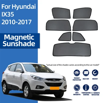 Hyundai TUCSON için LM IX35 2009-2015 Ön Cam araba güneşliği Kalkan Arka Bebek Yan Pencere Güneş Gölge Siperliği Manyetik Perde