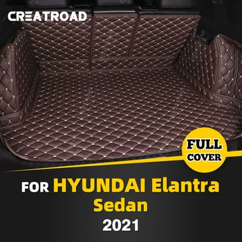 Otomatik Tam Kapsama Gövde Mat Hyundai Elantra Sedan 2021 Araba bot kılıfı Pad Kargo Astarı İç Koruyucu Aksesuarları