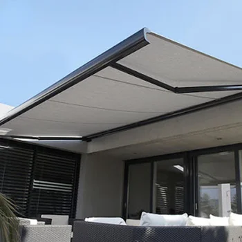 Çatı üstü tentCD için açık Tam Kaset Geri Çekilebilir Veranda Güneş Gölge tente