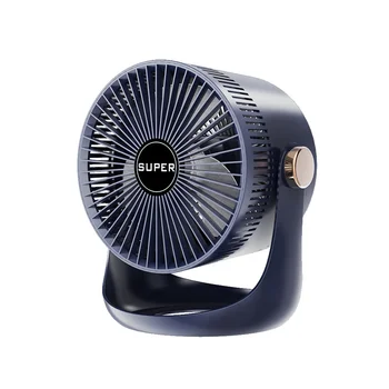 Ev Masa USB Şarj Edilebilir Hava Sirkülasyonu Elektrikli Fan 2400mAh Pil Duvara Monte Soğutma vantilatör fanı B