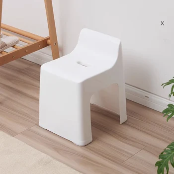 Plastik Duş Banyo Sandalye Squat Taşınabilir Çocuk Küçük Dışkı Açık Turist Tasarımcı Silla Plegable Moda Mobilya