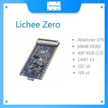 Sipeed Lichee Pi Sıfır 1.2 GHz Cortex-A7 512Mbit DDR Allwinner v3s Çekirdek Geliştirme Kurulu Mini PC