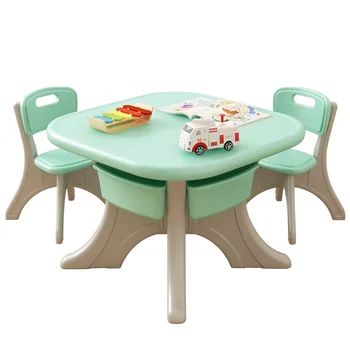 Bebek oyuncak çalışma masası, kurulumu kolay, kararlı çocuk bakım koltuğu, minimalist, modern, aile, öğrenci sırası