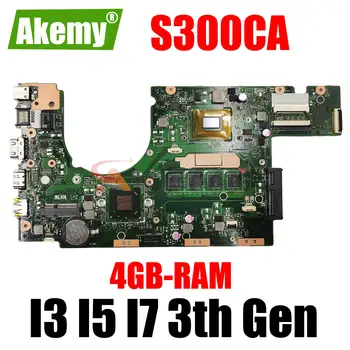 S300CA orijinal Dizüstü anakart I3 I5 I7 CPU 4GB RAM ASUS S300C S300CA S300 Laptop anakart