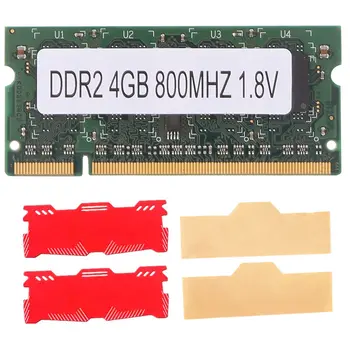 4GB DDR2 Dizüstü Bilgisayar Ram+soğutma yeleği 800MHz PC2 6400 SODIMM 2RX8 200 Pins Intel AMD Dizüstü Bilgisayar ram bellek