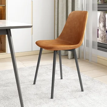 Oyun Masası Mobil yemek sandalyeleri İskandinav Metal Taşınabilir Modern yemek sandalyeleri Bilgisayar Accent Sedia Da Scrivania Balkon Mobilyaları