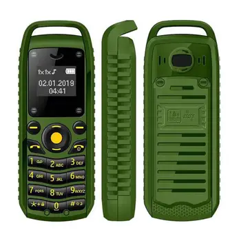 BM25 Mini cep telefonu GSM Çoklu dil LCD Ekran Asılı Tasarım Düğme Tuş Takımı ile Çift SIM Çift Bekleme Cep Cep Telefonu