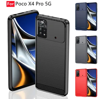 Için Poco X4 Pro Kapak Kılıf Xiaomi Poco X4 Pro 5G Capas Darbeye Dayanıklı Koruyucu Tampon Yumuşak TPU kapak Poco X4 Pro 5G Fundas
