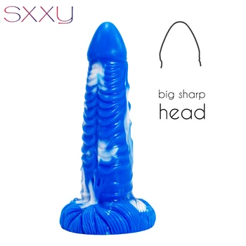 SXXY Butt Plug Yuvarlak Kafa Anal Seks Oyuncakları Doruk Klitoral Stimülasyon Masaj yapay penis Penis Masturbator Sensation Dalgalar Vantuz