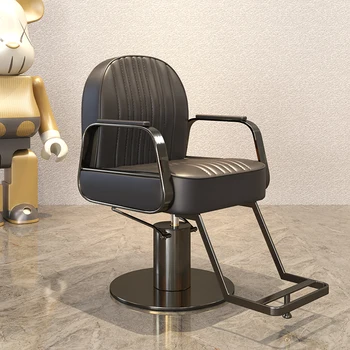 Güzellik Döner berber koltuğu Şampuan Recliner Modern Salon berber sandalyeleri Kuaför Lüks Şezlong Salon mobilyaları SR50SF